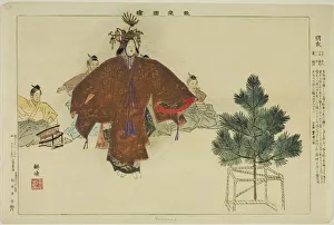 Hagoromo, from the series 'Pictures of No Performances (Nogaku Zue)', 1898 Hagoromo, from the series 'Pictures of No Performances (Nogaku Zue)', 1898