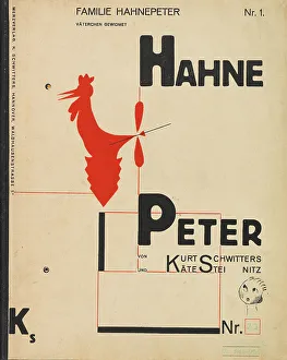 Kurt 1887 1948 Prints: Hahne Peter, 1924. Creator: Schwitters, Kurt (1887-1948)