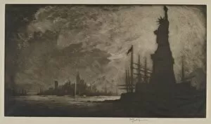 Pennell Joseph Gallery: Hail America, 1908. Creator: Joseph Pennell