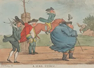 Tricorn Collection: A Hail Storm, 1800-1820. Creator: Unknown