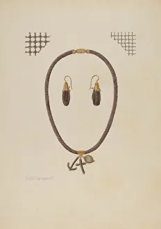 Hair Jewelry, c. 1940. Creator: Douglas Campbell