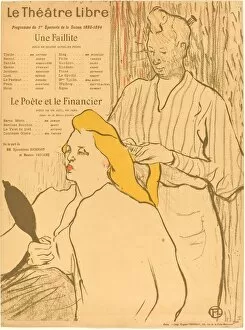 Lautrec Collection: The Hairdresser - Program for the Theatre-Libre (Le coiffeur - Programme du Thé