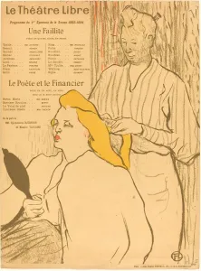 The Hairdresser - Program for the Theatre-Libre (Le coiffeur - Programme du Thé