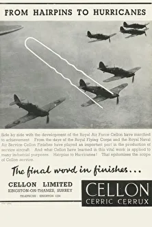 Hurricane Prints: From Hairpins to Hurricanes - Cellon Limited, 1941. Creator: Unknown