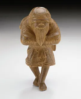 Humble Prints: Hairy Ainu, 19th century. Creator: Unknown. Hairy Ainu, 19th century. Creator: Unknown