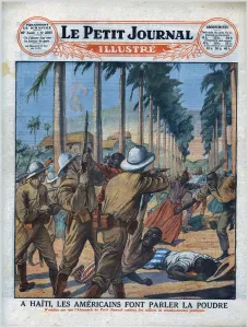 Haiti Prints: In Haiti, the Americans let gunpowder do the talking, 1929. Creator: Unknown