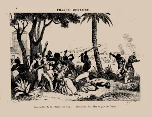 Haiti Prints: The Haitian Revolution. Slave rebellion on the night of 21 August 1791, 1833
