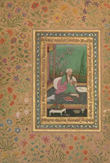 Haji Husain Bukhari, Folio from the Shah Jahan Album, recto: early 19th century Haji Husain Bukhari, Folio from the Shah Jahan Album, recto: early 19th century