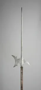 Walking Staff Gallery: Halberd, Western Europe, 1600-25. Creator: Unknown