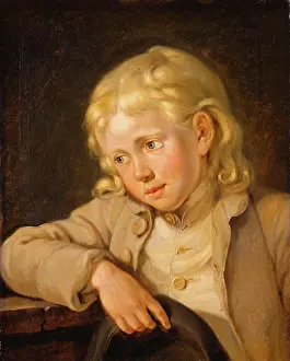 Half-length Portrait of a Boy, 18th century. Creator: Georg Melchior Kraus