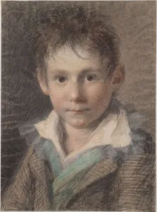 Half-length portrait of a boy. Creator: Ellenrieder, Marie (1791-1863)