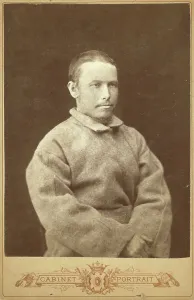 Political Prisoner Prints: Half-length portrait of a man in convict coat