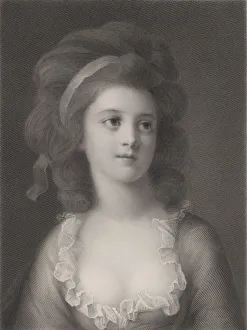 Decollete Gallery: Half-length portrait of Sophie or Apollonia Helena Potocka as a young girl, 1872