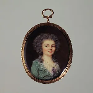 Peder Adolf Hall Prints: Half-length portrait of a young woman