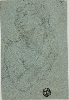 Cignani Carlo Prints: Half-Length Praying Figure, n.d. Creator: Unknown