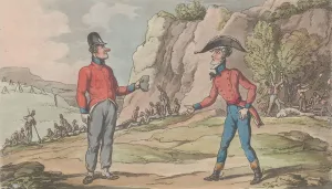 Disappointed Prints: Half Rations, from The Military Adventures of Johnny Newcome, 1815. 1815