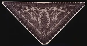 Fashion Accessory Gallery: Half Shawl, France, Early 1860s. Creator: Unknown