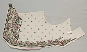 Front Half of a Vest, late 1700s. Creator: Unknown