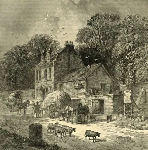 Kensington Prints: The Halfway House, Kensington, 1850, (c1876). Creator: Unknown