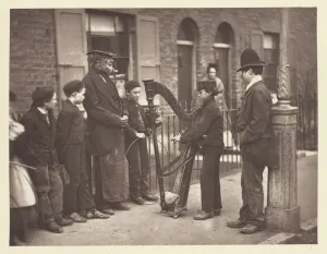 Rowhouse Prints: Halian Street Musicians, 1881. Creator: John Thomson