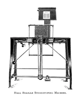 Machine Collection: Hall Braille Stereotyping Machine, 1919