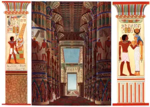 Amun Prints: Hall of Columns in the Great Temple of Karnak, Egypt, 1933-1934