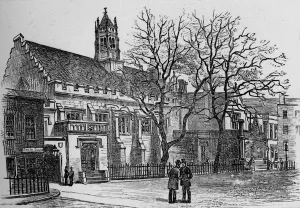 Ward Downey Prints: Hall and Library, Grays Inn, 1890