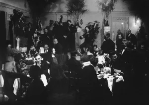 The hall of the night restaurant of Hotel Evropeiskaya, Leningrad 1924, 1924