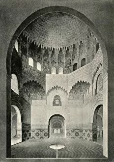 Vaulted Ceiling Gallery: Hall of the Two Sisters, 19th century, (1907). Creator: Unknown