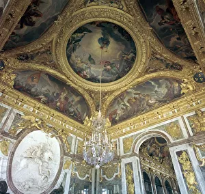 Louis Dieudonn Prints: Hall of War at Versailles, 17th century