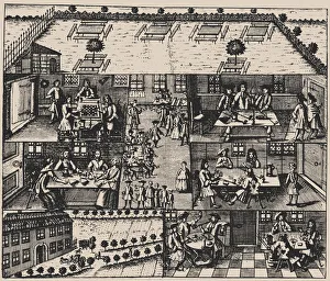 Halls of Lust at the Brandvorwerk in the suburb of Leipzig, 1746 Halls of Lust at the Brandvorwerk in the suburb of Leipzig, 1746