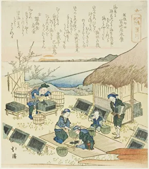 Cottage Industry Prints: Hamagawa, from the series A Record of a Journey to Enoshima (Enoshima kiko)