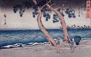 Tokaido Prints: Hamamatsu, from the series Fifty-three Stations of the Tokaido (Marusei)