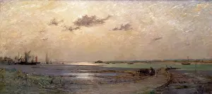 Atmosphere Prints: Hamble Creek, 1900-1924. Creator: Leslie Thomson