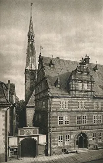 Deutschland Prints: Hameln Hochzeitshaus, 1931. Artist: Kurt Hielscher