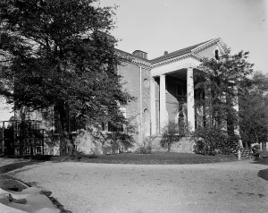 Hamilton William Prints: Hamilton Mansion, Woodlands Cemetery, Philadelphia, Pa. c1900. Creator: Unknown