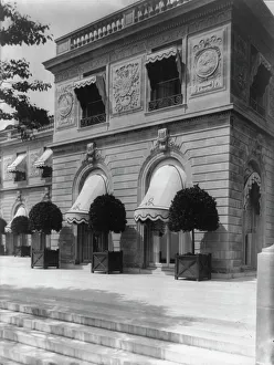 Awnings Prints: Hamilton Rice Home in Newport, Rhode Island