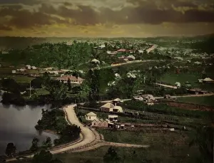 British Colony Prints: Hamilton Road, Brisbane, looking towards Bowen Hills, 1883. Creator: Unknown