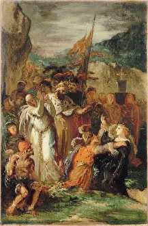 Hamlet Prints: Hamlet, 1850. Creator: Moreau, Gustave (1826-1898)