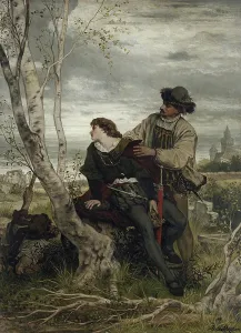 Loyalty Prints: Hamlet and Horatio in the Churchyard, 1868. Creator: Victor Muller