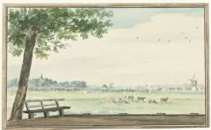 The Hamlet, De Lindt, in the Zwijndrechtse Waard near Meerdervoort, 1742. Creator: Aert Schouman