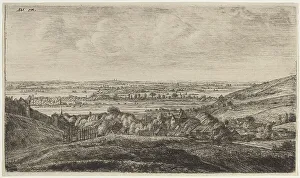 Hamlet Prints: Hamlet in a Valley. Creators: Anthonie Waterloo, Jan Ruischer