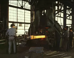 Smithy Prints: Hammering out a draw bar on the steam drop