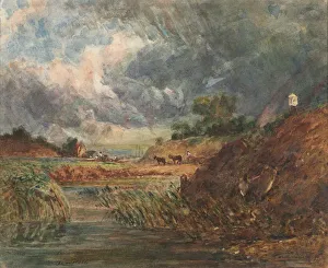 Imitator Of Prints: Hampstead Heath, 1800s. Creator: John Constable (British, 1776-1837), imitator of