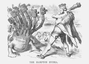 Lord Salisbury Collection: The Hampton Hydra, 1873. Artist: Joseph Swain
