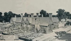 Chimney Prints: Hamptworth Lodge, Wiltshire, c1910. Artist: Edward Guy Dawber