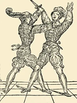 Achille Gallery: The hand against the dagger, c1536, (1903). Creator: Unknown
