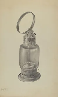 Hand Lantern, c. 1938. Creator: Amelia Tuccio