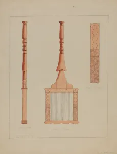 Jackson Frederick Prints: Hand Loom, c. 1936. Creator: Frederick Jackson