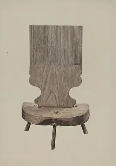 Ryder Albert Prints: Hand Loom, c. 1938. Creator: Albert Ryder